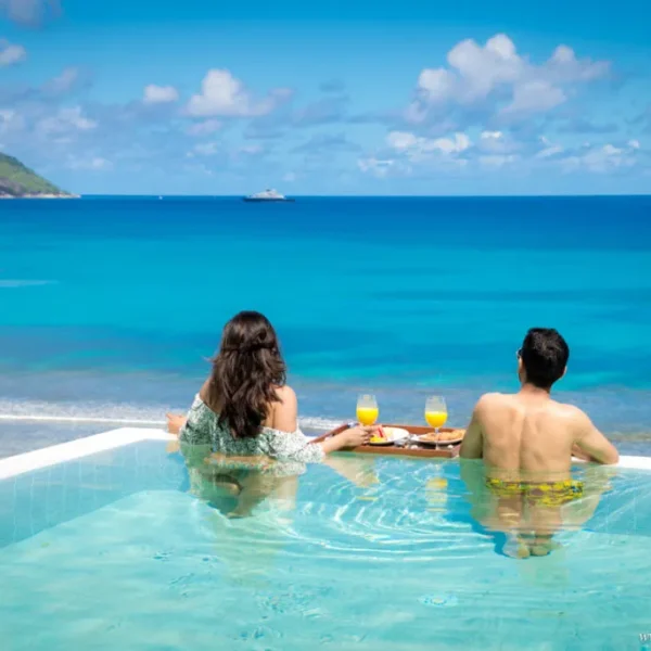 Tourist enjoying Zanzibar During honeymoon